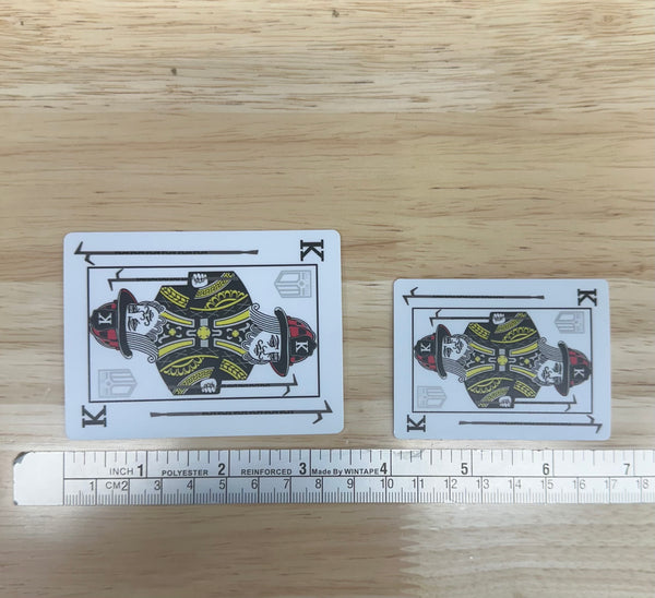 King of Hooks Playing Card Sticker