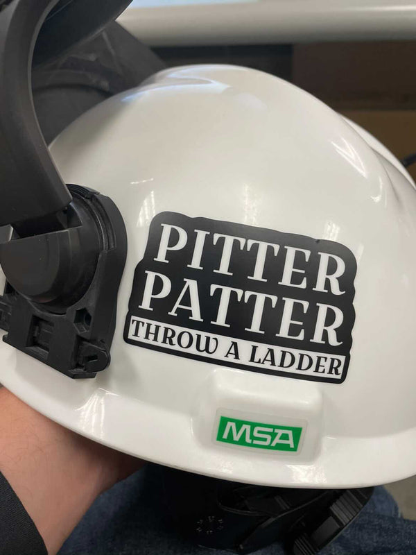 Pitter Patter, Throw A Ladder Sticker