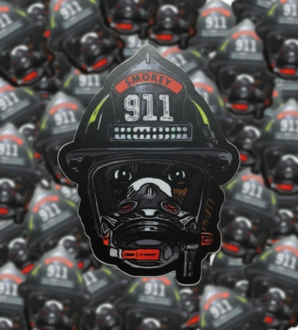 Smokey the Bear SCBA Sticker