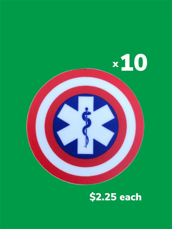 Superhero Star of Life Sticker