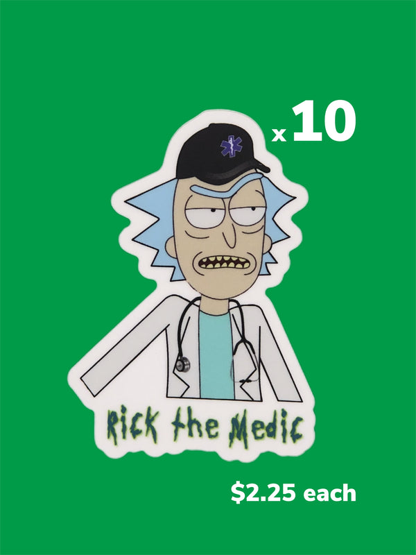 Rick The Medic Sticker