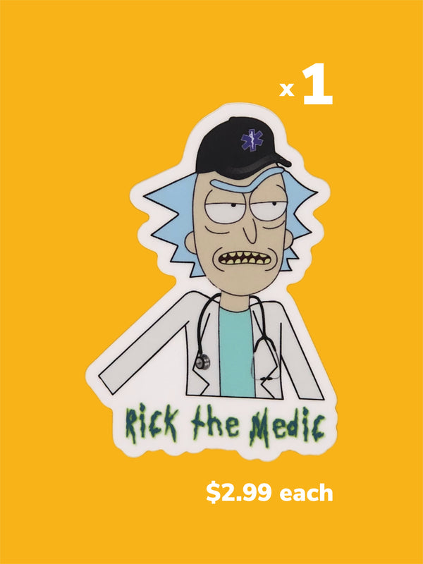 Rick The Medic Sticker