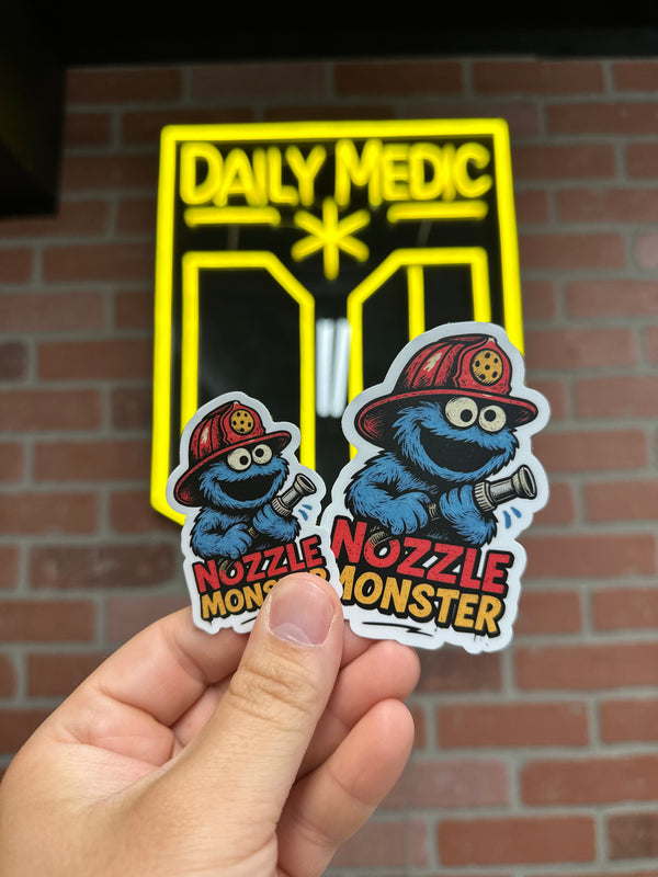 Nozzle Monster Sticker