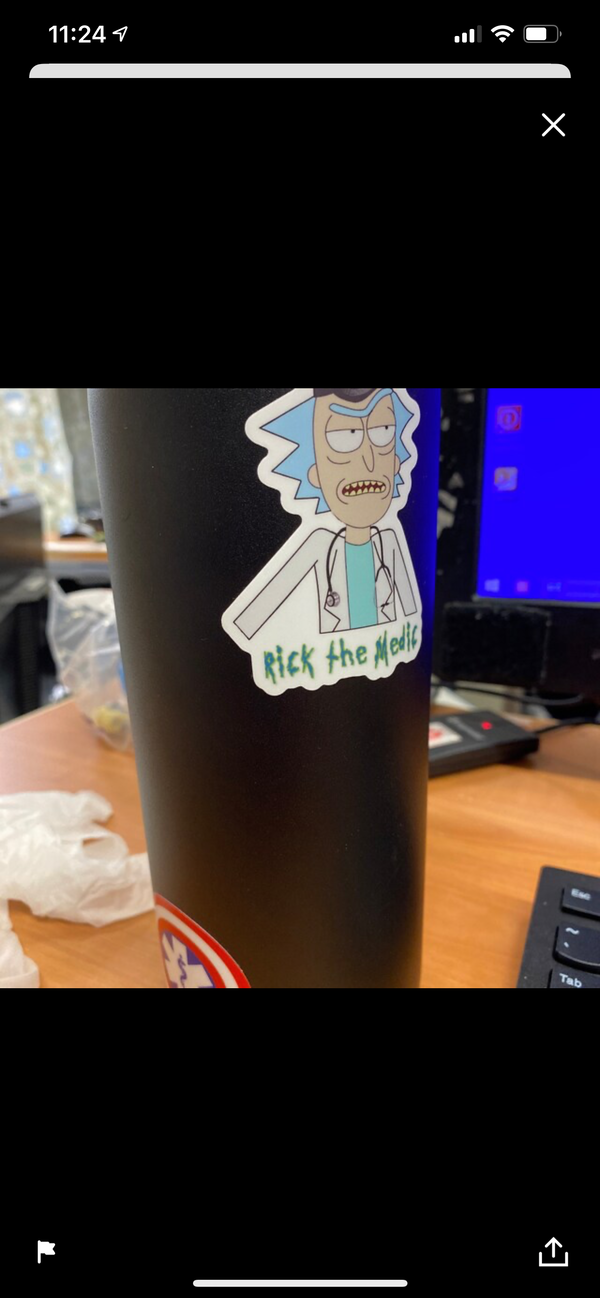 Rick The Medic Sticker