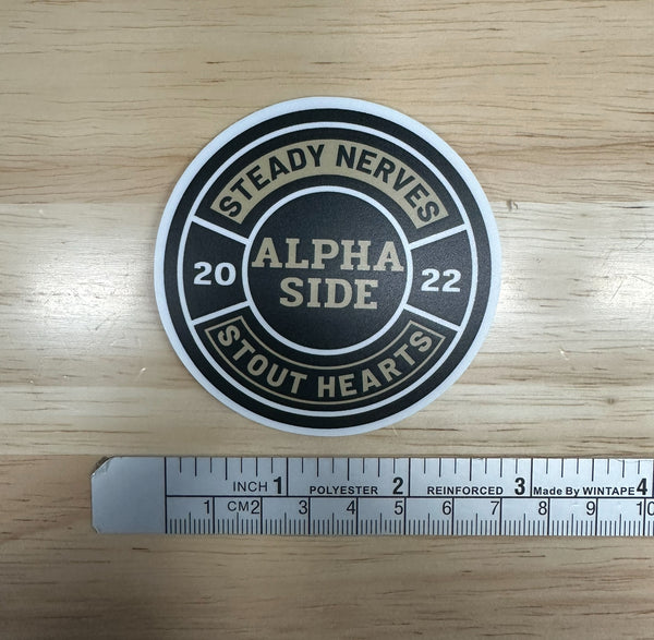 Steady Nerves : Stout Hearts Sticker