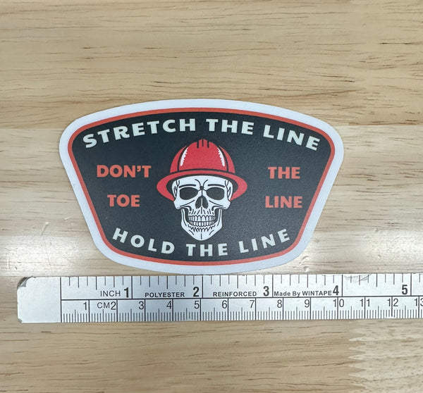 Don't Toe the Line Sticker