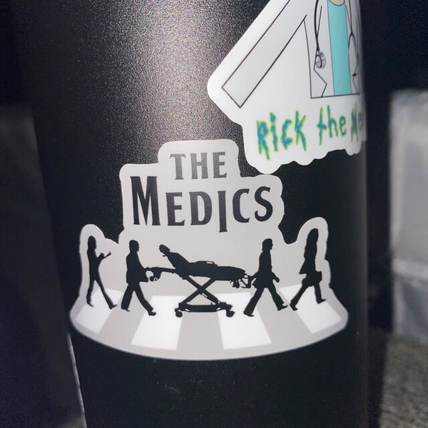 The Medics - Abbey Road Parody Sticker