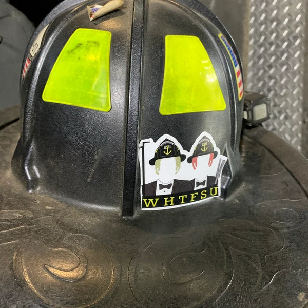 Step Brother's WHTFSU Firefighter Sticker