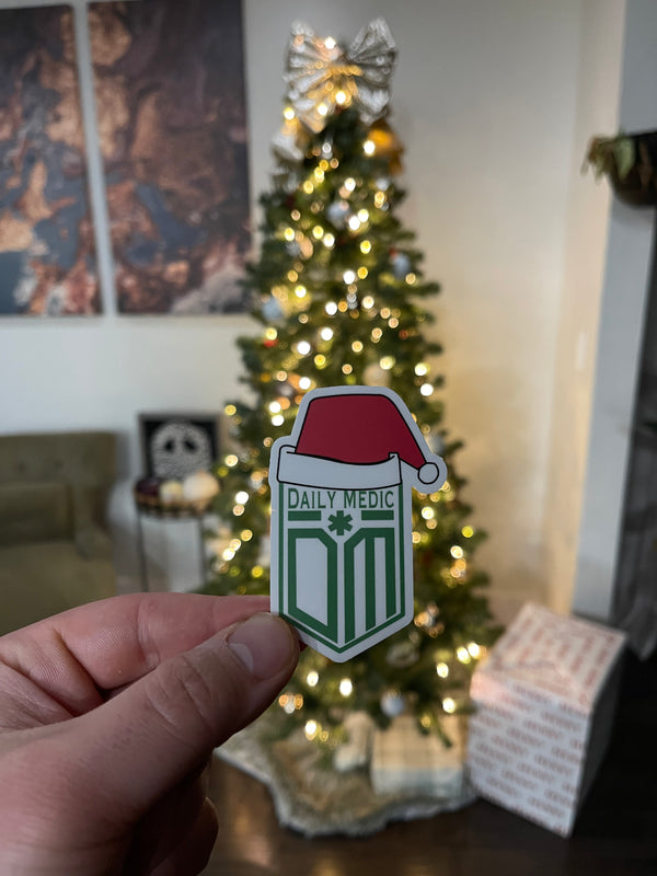 The Daily Medic - Seasonal Logo Sticker - Free Gift over $25 Purchase