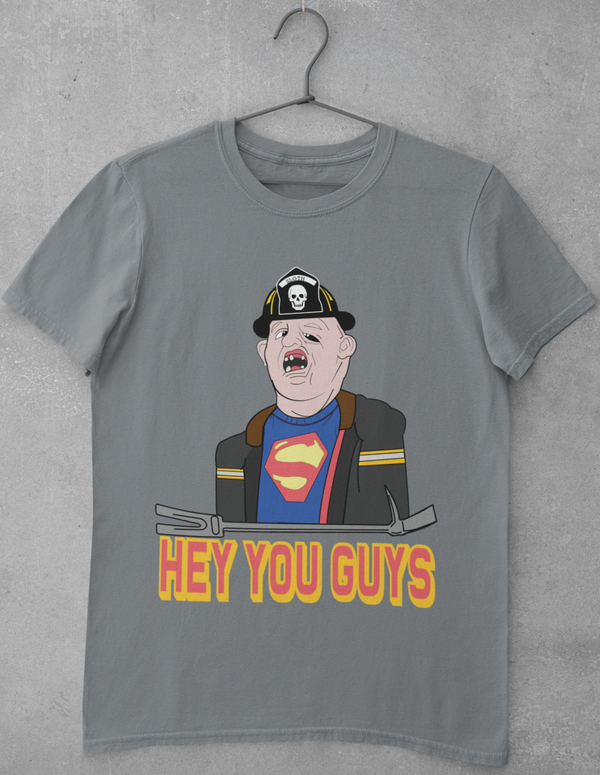 Firefighter Sloth "Hey You Guys" T-Shirt