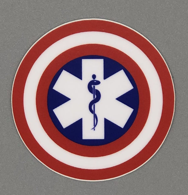 Superhero Star of Life Sticker
