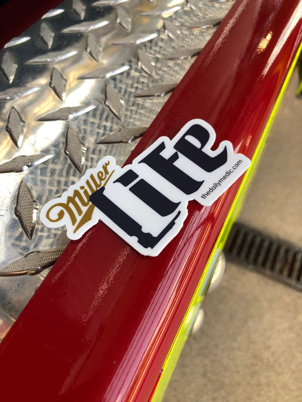 Miller Life Intubation Sticker for Paramedics and Nurses