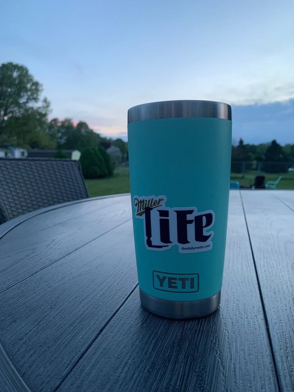 Miller Life Intubation Sticker for Paramedics and Nurses