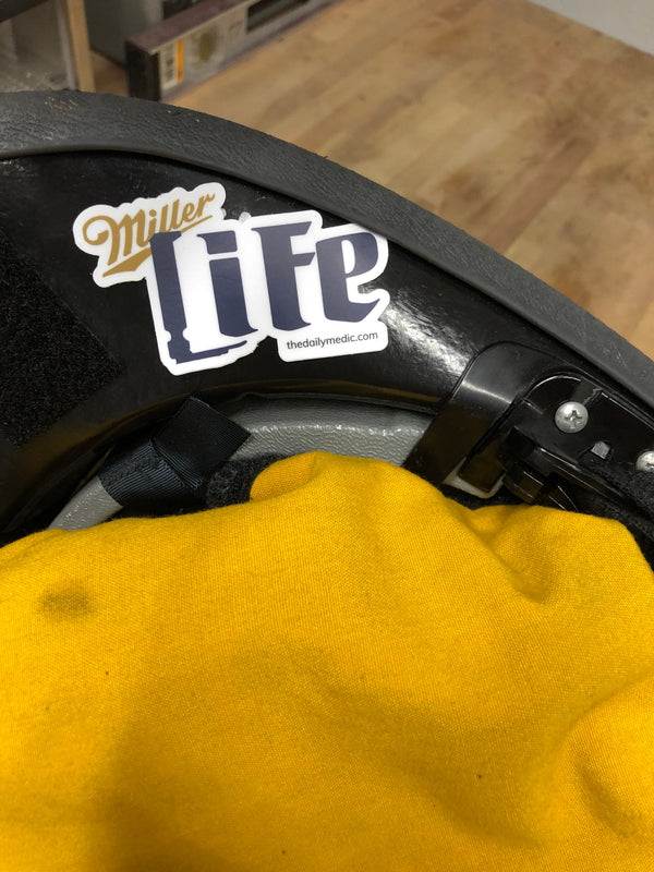 Miller Life Intubation Sticker for Paramedics and Nurses