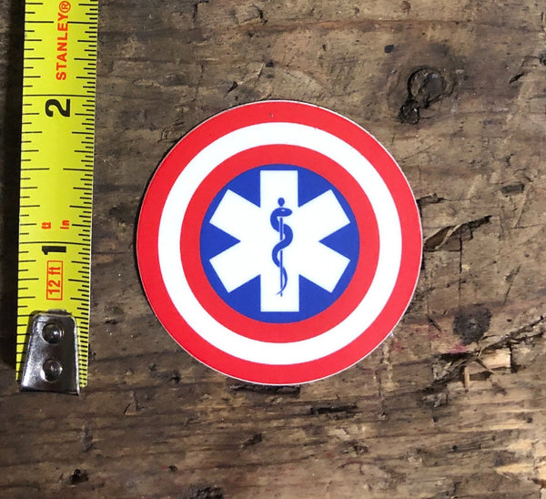 Superhero Star of Life Sticker