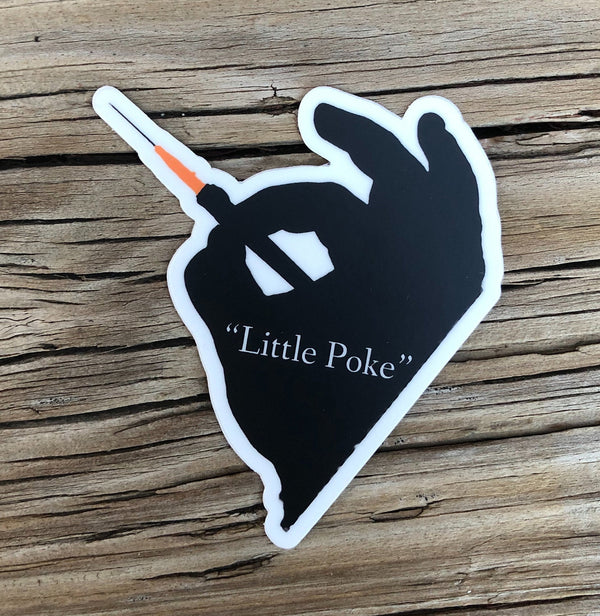 Little Poke 14 Gauge IV Sticker