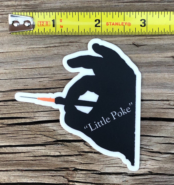 Little Poke 14 Gauge IV Sticker