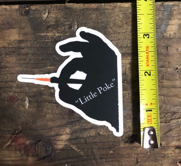 Little Poke 14 Gauge IV Sticker