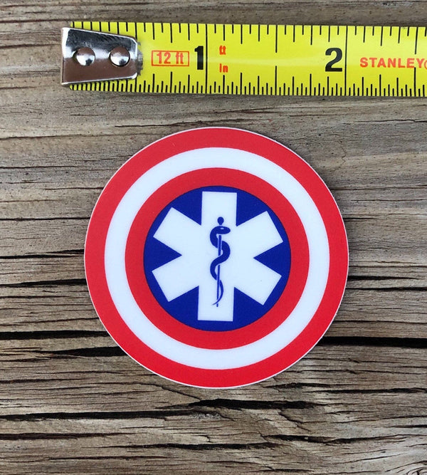 Superhero Star of Life Sticker