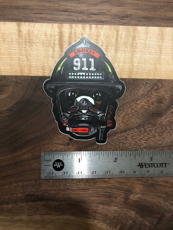 Smokey the Bear SCBA Sticker