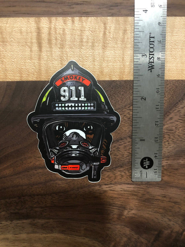 Smokey the Bear SCBA Sticker