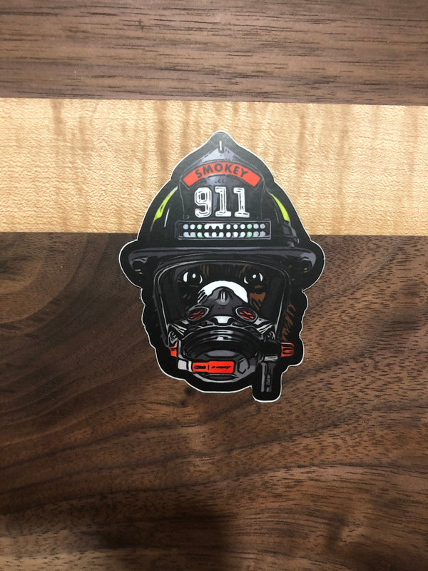 Smokey the Bear SCBA Sticker
