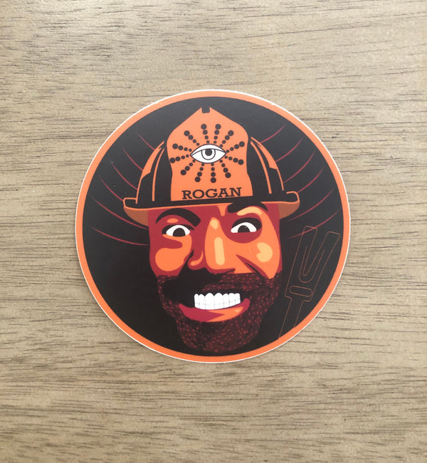 Joe Rogan Firefighter Sticker