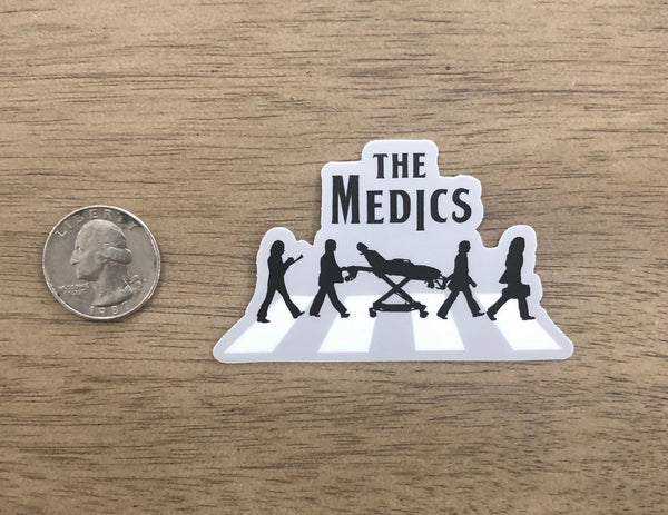 The Medics - Abbey Road Parody Sticker