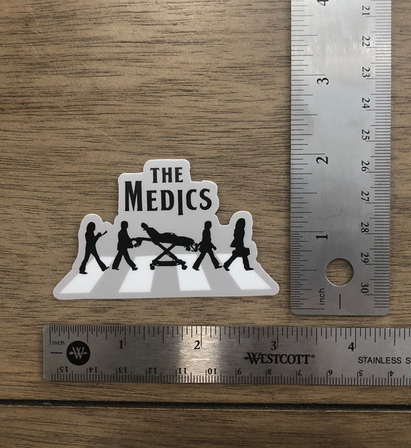 The Medics - Abbey Road Parody Sticker
