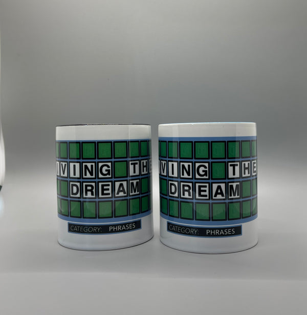 Living the Dream Wheel of Fortune Mug