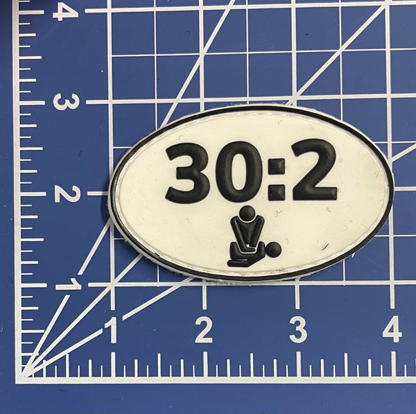 30:2 PVC Morale Patch