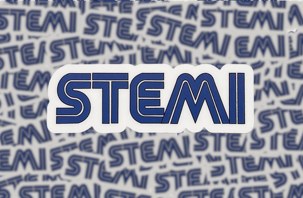 STEMI Retro Video Game Sticker