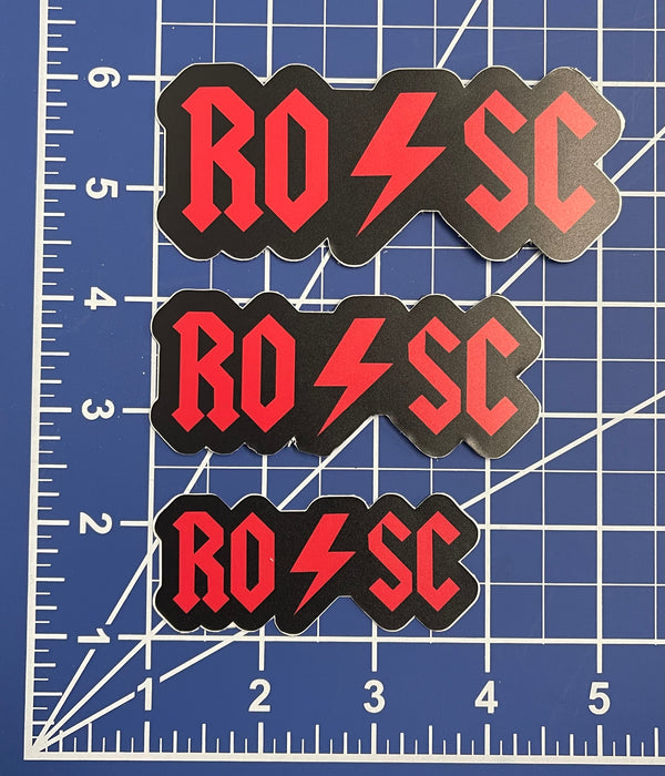 ROSC - Defibrilator Sticker