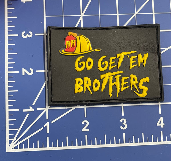 Go Get 'Em Brothers - PVC Morale Patch