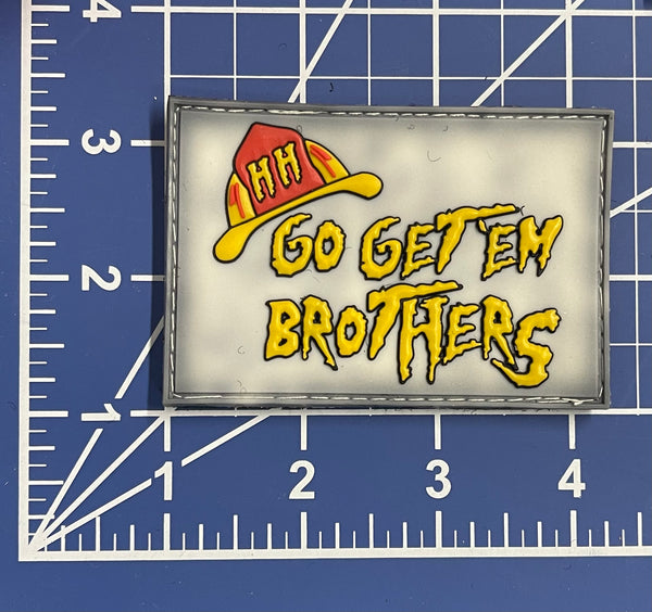Go Get 'Em Brothers - PVC Morale Patch