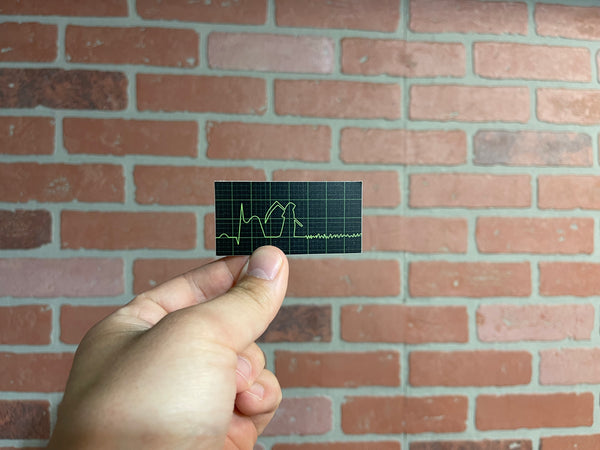 Grim Reaper VFIB EKG Strip Sticker