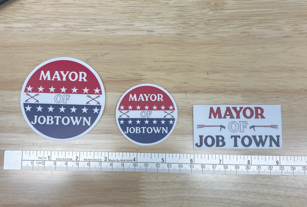 Mayor of Jobtown Sticker