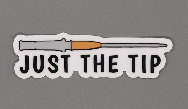 Just The Tip 14 Gauge IV Sticker
