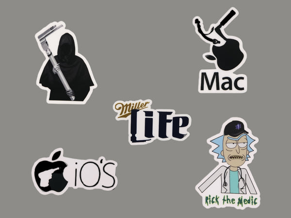 5 Medical Sticker Pack - EMS EMT Paramedic Nurse Stickers