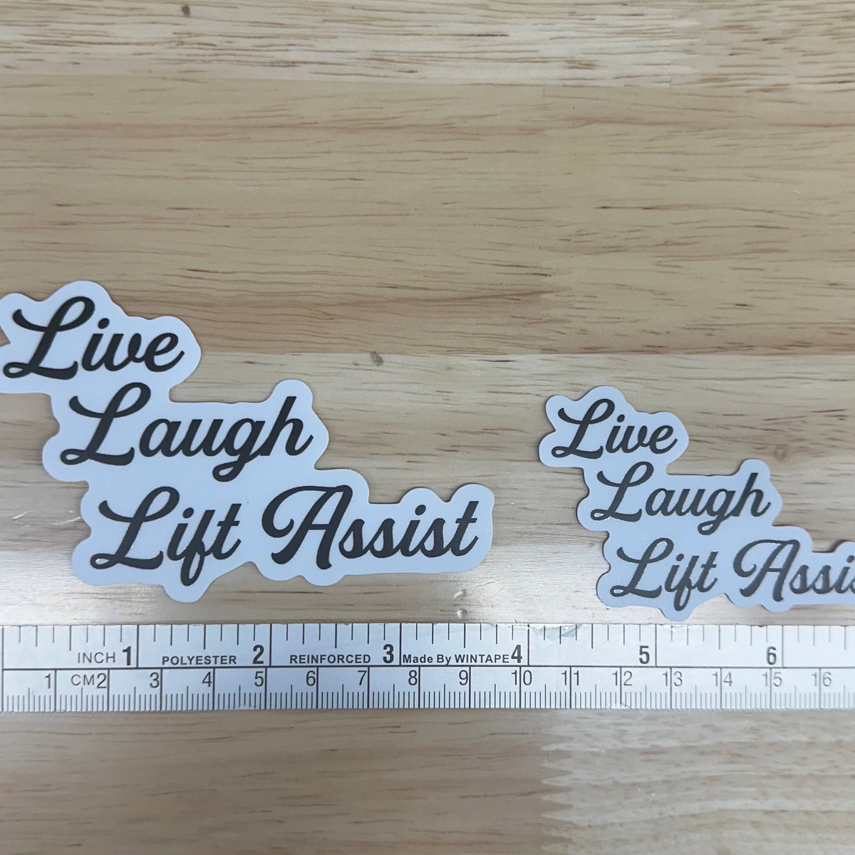 Asist Sticker Live Laugh Lift Assist Sticker – The Daily Medic