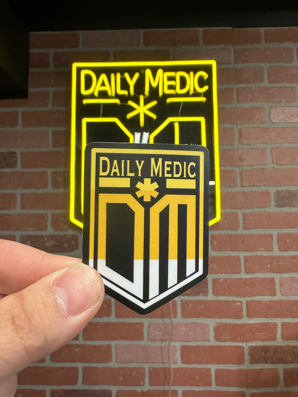 The Daily Medic - Seasonal Logo Sticker - Free Gift over $25 Purchase