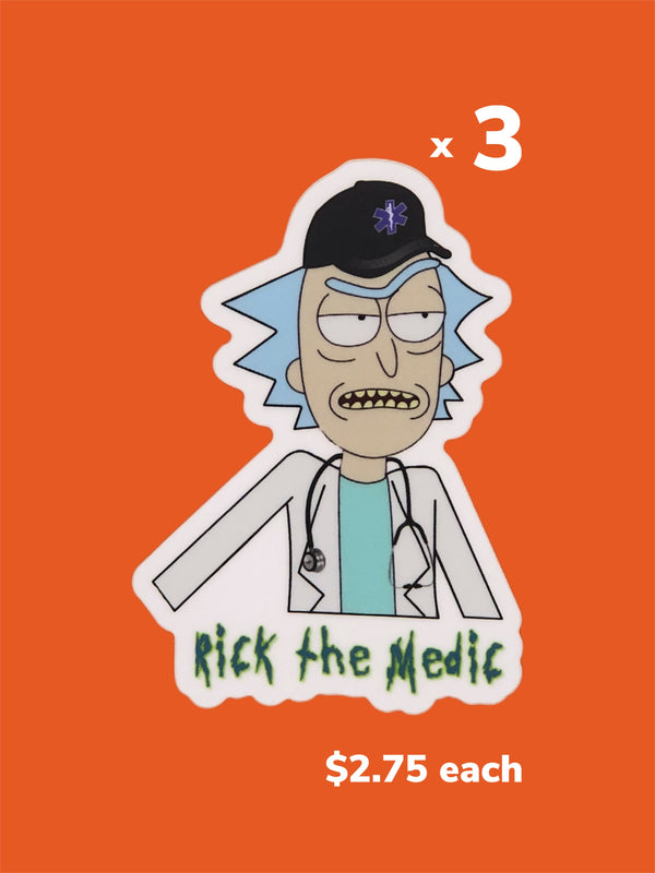 Rick The Medic Sticker