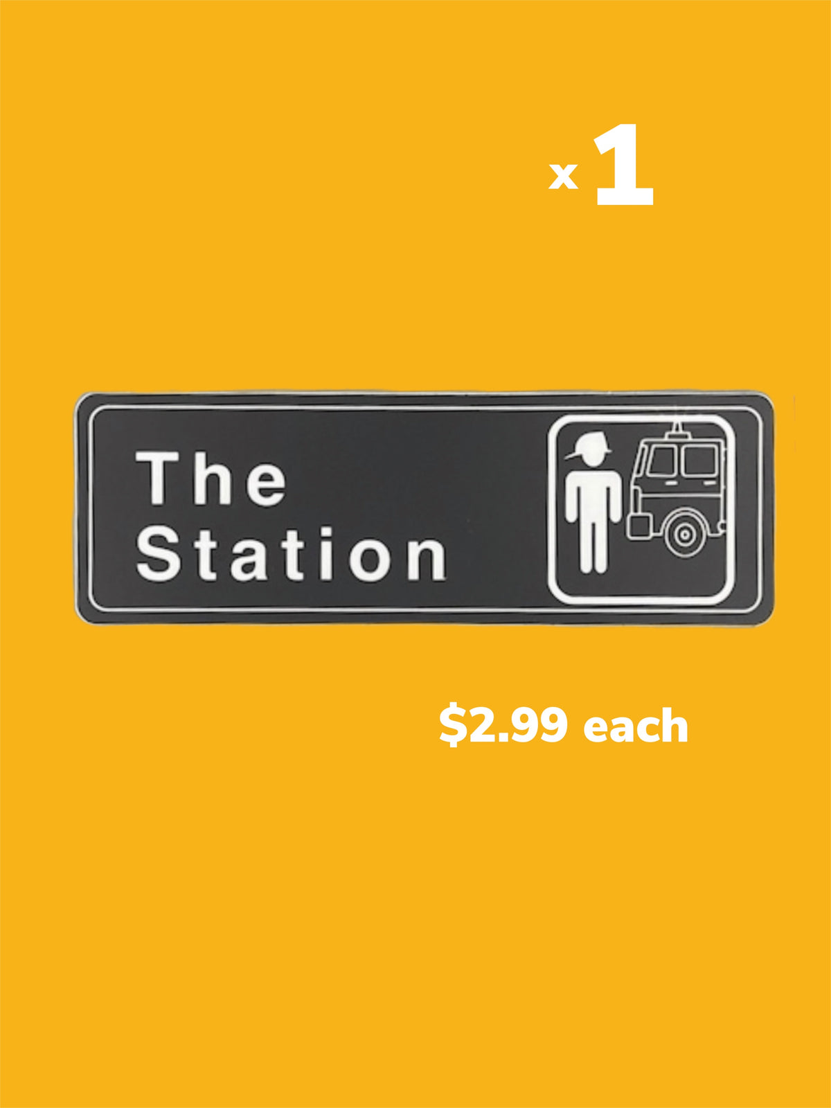 "The Station" - (The Office) Sticker