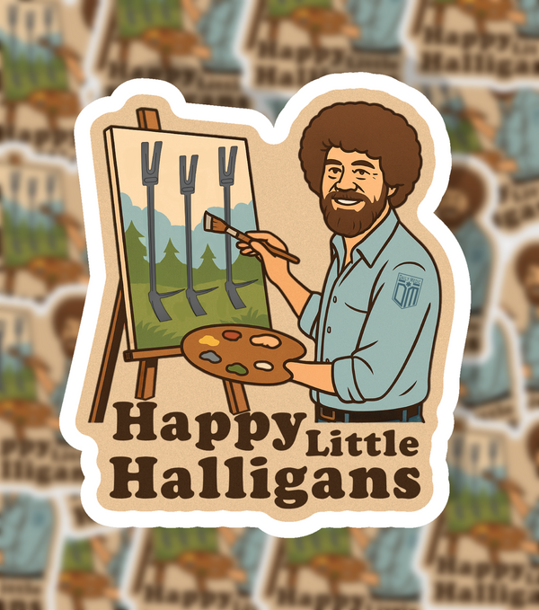 Happy Little Halligans Sticker