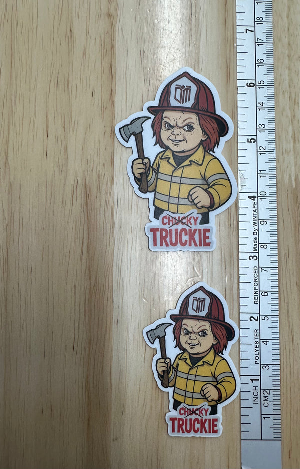 Chucky Truckie Sticker