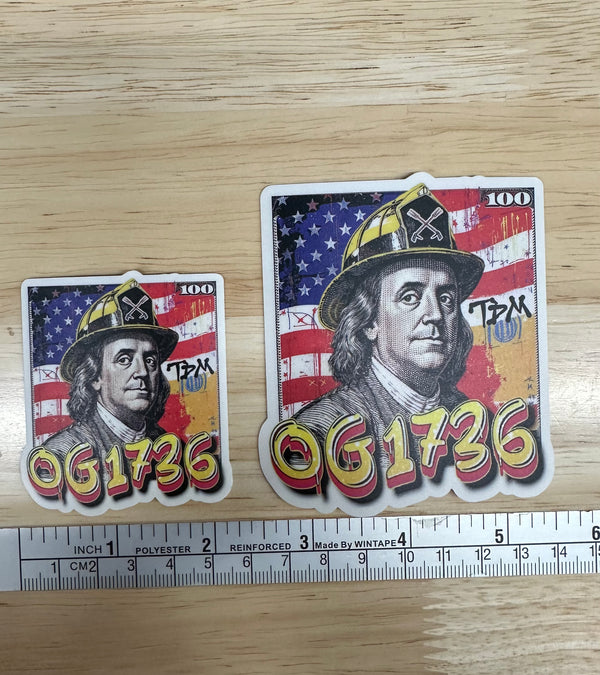 Ben Franklin - OG 1736 Sticker