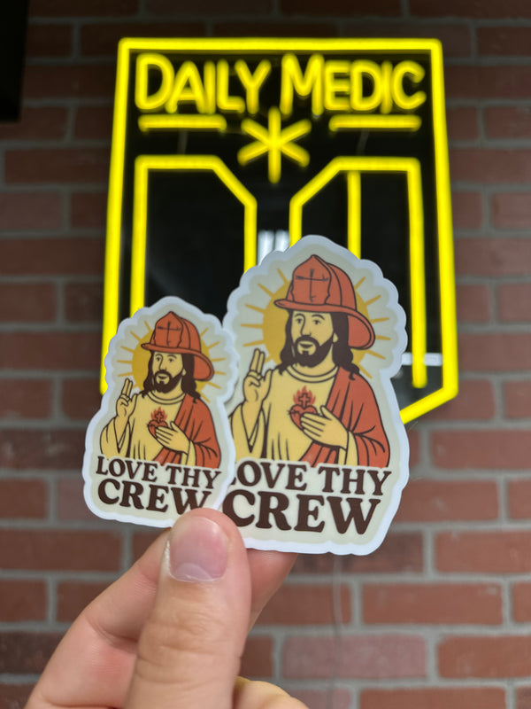 Love Thy Crew Sticker
