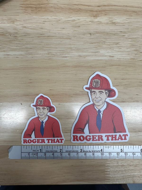 Roger That Sticker