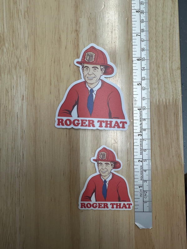 Roger That Sticker