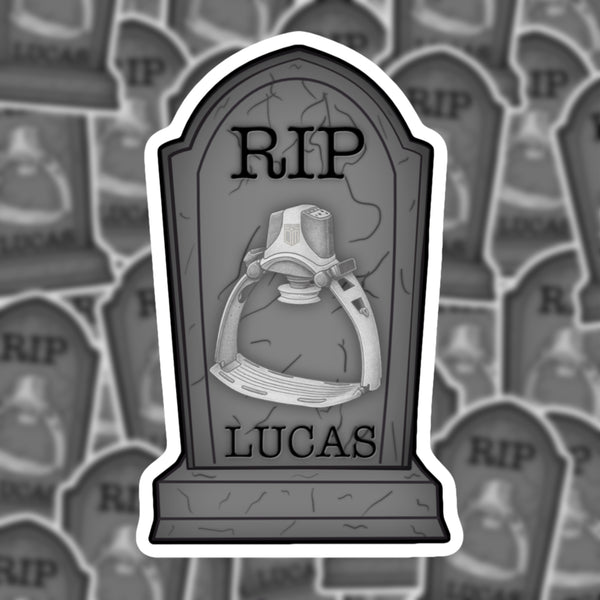 RIP Lucas Sticker